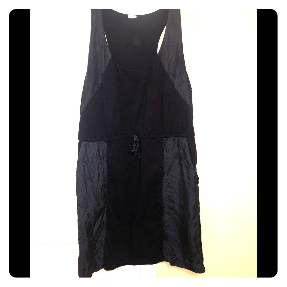 J. Crew Mixed Material Casual Dress